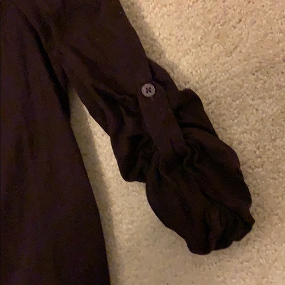 Burgundy long sleeve shirt - Picture 3 of 3